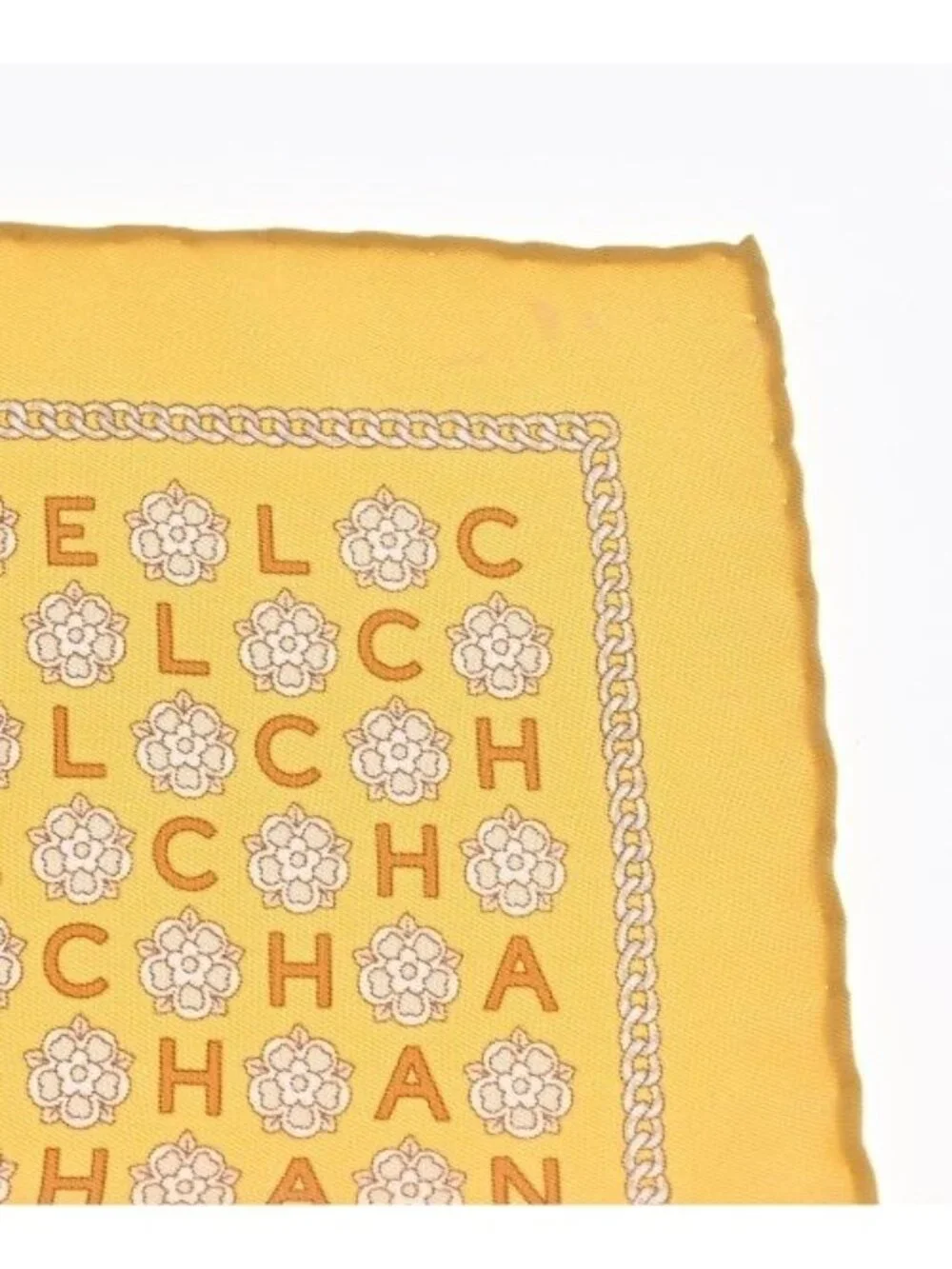 Chanel Bandana Scarf Yellow